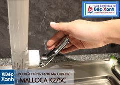 Vòi rửa chén nóng lạnh Malloca K275C / Đồng thau mạ chrome ảnh 9
