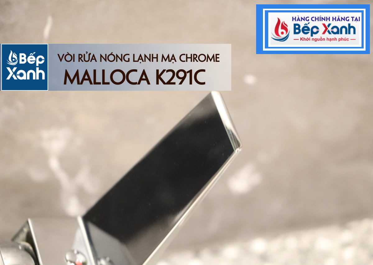 Vòi rửa chén nóng lạnh Malloca K291C / Đồng thau mạ chrome – ảnh 6