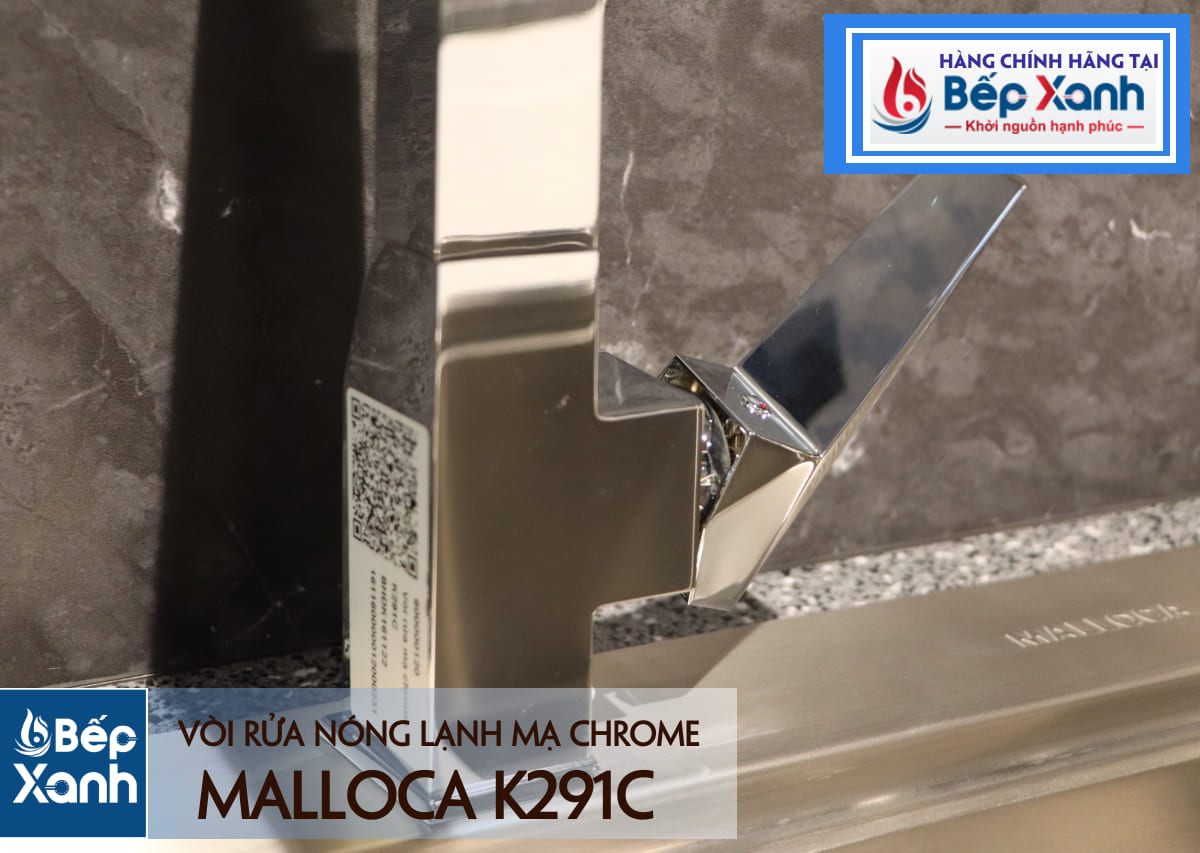 Vòi rửa chén nóng lạnh Malloca K291C / Đồng thau mạ chrome – ảnh 7