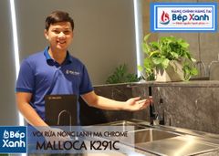Vòi rửa chén nóng lạnh Malloca K291C / Đồng thau mạ chrome ảnh 9