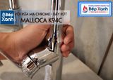 Vòi rửa chén nóng lạnh Malloca K94C / Đồng thau mạ chrome, có dây rút