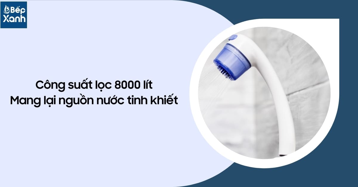 Lọc nước vòi sen tắm Cleansui ES201W – ảnh 5