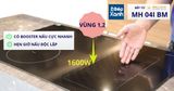 Bếp từ 4 vùng nấu Malloca MH 04I BM / Kính Eurokera, dạng xước Metalic kiểu mới