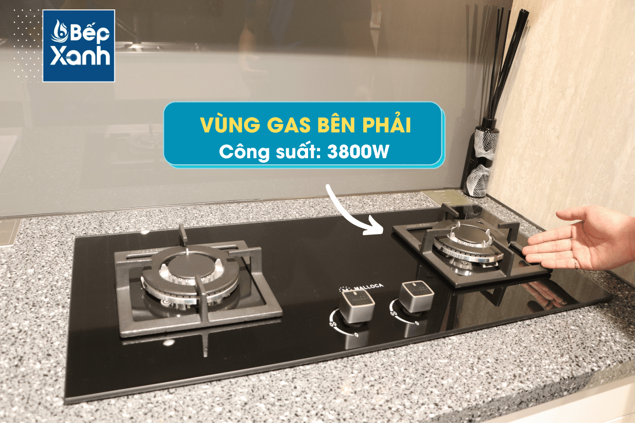 Bếp gas âm 2 vùng nấu Malloca AS 9502B/ Màu đen - Lắp đặt AS 9502B và thiết bị đi kèm Bếp gas âm 2 vùng nấu Malloca AS 9502B/ Màu đen - Lắp đặt AS 9502B và thiết bị đi kèm