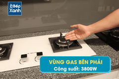 Bếp gas âm 2 vùng nấu Malloca AS 9502W/ Màu trắng ảnh 8