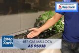 Bếp gas âm 3 vùng nấu Malloca AS 9503B/ Màu đen