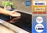Bếp điện từ 3 vùng nấu Malloca MH-03IRB S / Bếp 2 từ 1 điện, kính Eurokera