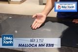 Bếp từ 3 vùng nấu Malloca MH-03IS / Kính Eurokera, dạng xước Metalic kiểu mới