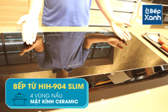 Bếp từ 4 vùng nấu Malloca HIH-904 SLIM / Tích hợp máy hút mùi, kính Ceramic ảnh 5