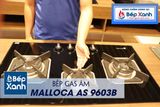 Bếp gas âm 3 vùng nấu Malloca AS 9603B/ Màu đen