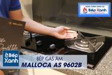 Bếp gas âm 2 vùng nấu Malloca AS 9602B/ Màu đen