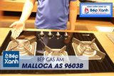 Bếp gas âm 3 vùng nấu Malloca AS 9603B/ Màu đen