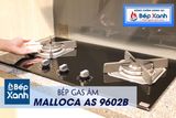 Bếp gas âm 2 vùng nấu Malloca AS 9602B/ Màu đen