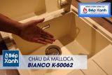 Chậu đá Malloca Bianco K-50062 / Màu kem / Phủ nano kháng khuẩn