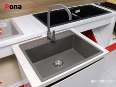 Chậu Rửa Chén 1 Hố Bằng Đá Granite Pona WAZ1 ảnh 3