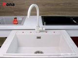  Chậu Rửa Chén 1 Hố Bằng Đá Granite Pona WAZ2 