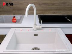 Chậu Rửa Chén 1 Hố Bằng Đá Granite Pona WAZ2 ảnh 4