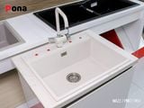  Chậu Rửa Chén 1 Hố Bằng Đá Granite Pona WAZ2 