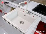  Chậu Rửa Chén 1 Hố Bằng Đá Granite Pona WAZ2 