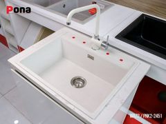 Chậu Rửa Chén 1 Hố Bằng Đá Granite Pona WAZ2 ảnh 6