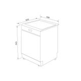 Máy rửa chén Malloca WQP12-5201AD