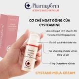  Cystane Mela Cream - Kem sáng da mờ nám Pharmaform dmp 30ml 