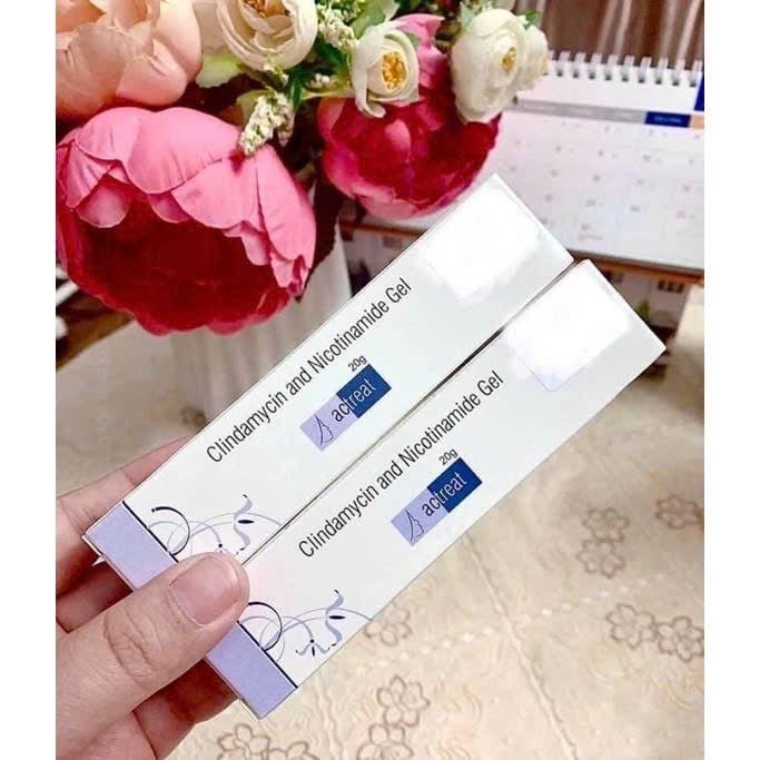  Gel Trị Mụn Actreat NT Gel Clindamycin And Nicotinamide Gel Hitech 20g chính hãng 