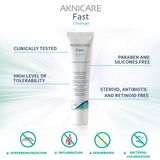  Aknicare Fast Cream Gel-Kem Giảm Mụn, Kiểm Soát Dầu Nhờn [Chính Hãng, 30ml] 