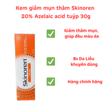  Kem SKINOREN 20% azelaic, kem giảm mụn và thâm nám 