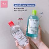  Nước Tẩy Trang BIODERMA Hồng/ Xanh dành dầu, nhạy cảm, thường, khô 500ML 