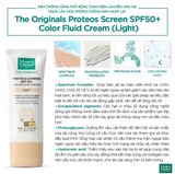  Kem Chống Nắng Light - MartiDerm The Originals Proteos Screen SPF50+ Color Fluid Cream (Light) (40ml) da dầu 