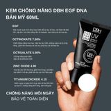  Kem chống nắng DBH EGF UV Shield SPF47 PA+++ 60ml Chính hãng 
