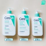  Sữa rửa mặt sạch sâu dành cho da dầu Cerave Developed With Dermatologists Foaming Cleanser (236ml) 