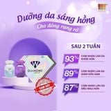  SALE [CHÍNH HÃNG] VIÊN UỐNG DƯỠNG TRẮNG DA DIAMOND WHITE NGOC TRINH DAY & NIGHT, DIAMOND WHITE TÍM 