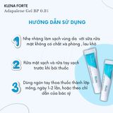  Gel Trị Mụn KLENA Forte Adapalene 0.3% 15g [Chính Hãng] 