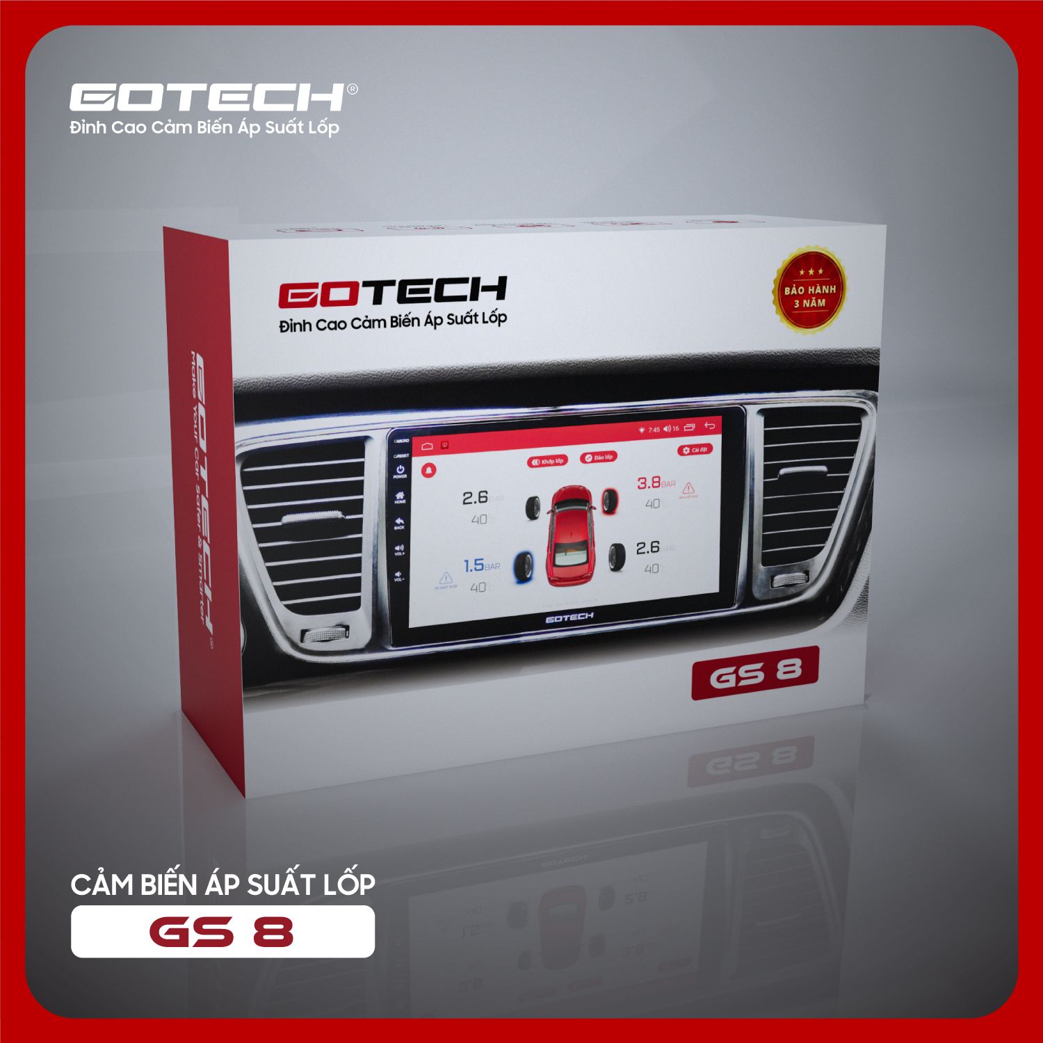  Cảm biến áp suất lốp Gotech GS8 