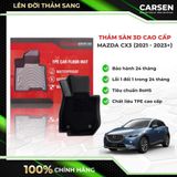  Thảm lót sàn ô tô TPE Mazda CX3 2021 – 2024 