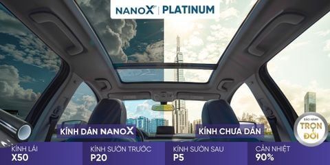  Dán phim cách nhiệt ô tô NanoX 