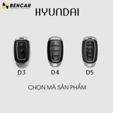  Bao Da Bọc Chìa Khóa Ô tô HYUNDAI Santafe - Kona - Accent - Elantra, Da Thật 