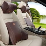  Bộ Gối Tựa Lưng Và Tựa Đầu Ô Tô Cao Su Non Cao Cấp, Giảm Đau Mỏi, Thiết Kế Sang Trọng, Màu Sắc Trang Nhã 