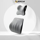  Bộ gối tựa đầu và tựa lưng ô tô, gối cổ bằng mút hoạt tính dày dặn, gối chỉnh tư thế ngồi đa năng bốn mùa 