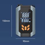  Máy bơm hơi đa năng khởi động khẩn cấp cho ô tô, máy bơm khí tích hợp, khởi động mạnh, bộ nguồn 12V 