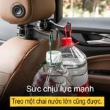  Móc Treo Đồ 2in1 Trên Ô Tô Gài Trước Sau Ghế, Móc Kèm Giá Đỡ Kẹp Điện Thoại Trên Xe Tiện Lợi Thiết Kế Chắc Chắn Cao Cấp 