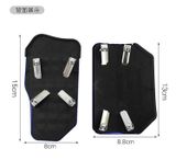  Bộ đệm chân côn phanh ga cho xe ô tô số sàn nhiều màu thể thao kim loại phối cao su nhám chống trượt 