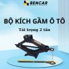  Bộ Kích Gầm Ô Tô Xe Máy Kèm Cờ Lê Thông Minh Trợ Lực Quay Nâng Hạ Chất Thép Cán Nguội 