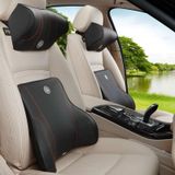  Bộ Gối Tựa Lưng Và Tựa Đầu Ô Tô Cao Su Non Cao Cấp, Giảm Đau Mỏi, Thiết Kế Sang Trọng, Màu Sắc Trang Nhã 