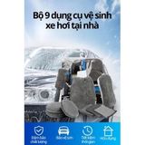 Bộ dụng cụ 9 món dùng rửa xe ô tô, xe máy đơn giản và vô cùng hiêu quả, chất lượng cao. 