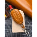  Bao Da Bọc Chìa Khóa Ô tô HYUNDAI Santafe - Kona - Accent - Elantra, Da Thật 