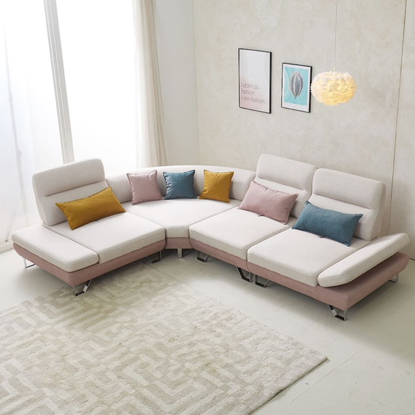  GHẾ SOFA MODULAR VẢI BENNY 3 CHỖ/4 CHỖ/5 CHỖ ĐA CHỨC NĂNG 2 MÀU SẮC 