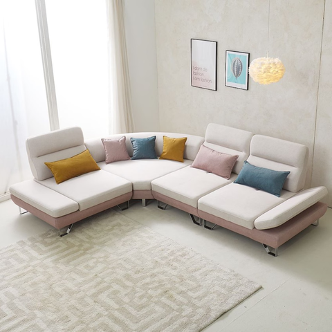  GHẾ SOFA MODULAR VẢI BENNY 3 CHỖ/4 CHỖ/5 CHỖ ĐA CHỨC NĂNG 2 MÀU SẮC 